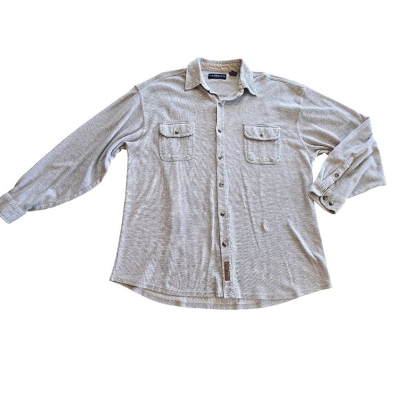 Chereskin Mens XL Gray Long Sleeve Button-Up Shirt - Picture 1 of 6